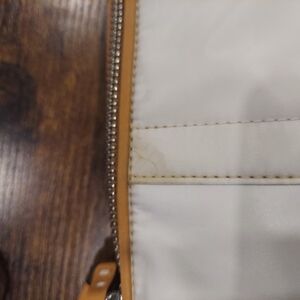 Coach Hampton Hobo White Satin Small Bag 8 F11668